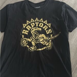 NBA Black and Gold Toronto Raptors T-Shirt